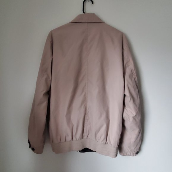 LONDON FOG Men's Light Jacket Zip Up Button Cuffs Pockets Sporty Windbreaker M - Picture 5 of 10